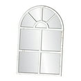 thumbnail image 3 of Siruishop Arched Window Mirror Convenient Entry Mirror for Kitchen Bedroom Living Room White, 3 of 8