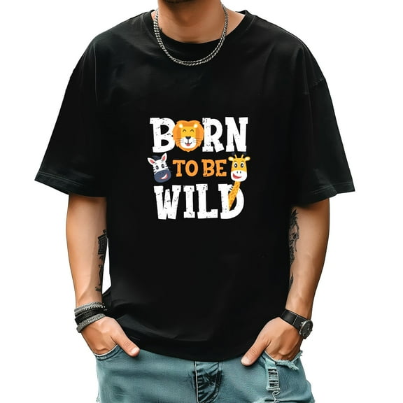 Graphic Tees for Men Summer New Print Casual Tee Fashion Trend Sports Shirt Select