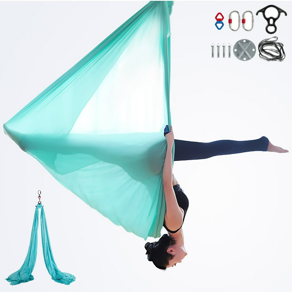 VEVOR Aerial Silk, 11yd 9.2ft Aerial Yoga Swing Set Yoga Hammock Kit