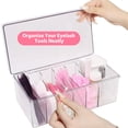thumbnail image 2 of Organizador de pestañas LynxLink Lash Extension, acrílico transparente, 2 of 7