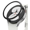 thumbnail image 1 of Ringke Bezel Styling Compatible with Samsung Galaxy Watch 4 40mm Adhesive Frame Ring Cover Anti Scratch [Stainless Steel] Protection for Galaxy Watch4 40mm - Black [40-05], 1 of 7