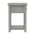 thumbnail image 4 of Home Square 24"H Wood Accent Table in Gray - Set of 2, 4 of 11