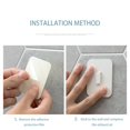 thumbnail image 4 of Yuarrent Load-Bearing Seamless Adhesive Hook Wear-resistant Waterproof Strong Kitchen Pothook Adjustable Wall Hooks Rotatable Stick Juegos de accesorios de baño Numero 3, 4 of 6