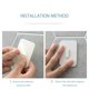 thumbnail image 4 of Advancent Load-Bearing Seamless Adhesive Hook Wear-resistant Waterproof Pothook Stick Kitchen Rotatable Wall Adjustable Hooks Strong Juegos de accesorios de baño Numero 3, 4 of 6