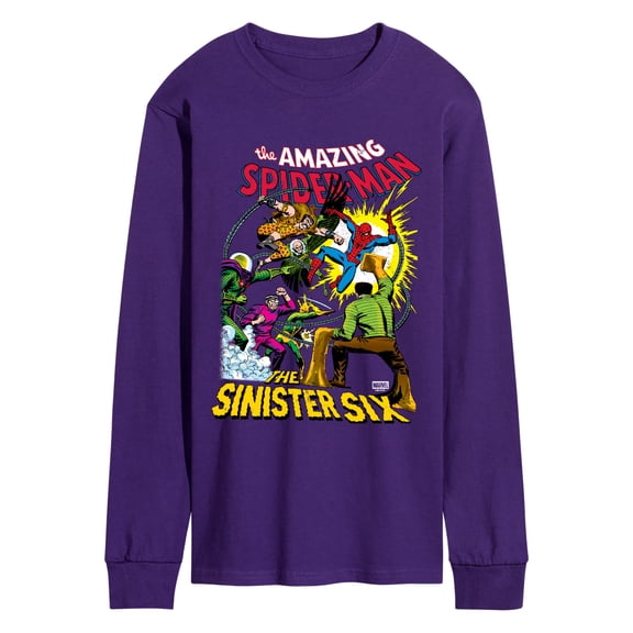 Spider-Man - Sinister Six - Men's Long Sleeve Graphic T-Shirt