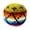 B, variant on LJMsdf Crochet Footbag 1pc 2in Multicolored Geometric Kick Ball for Casual Play