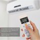 thumbnail image 3 of ABS Durable White Air Conditioner Controller Remote Control Accessory for A75C3297 without Battery, 3 of 3