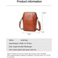 thumbnail image 5 of SQDWYGG All-match Vertical Cellphone Bag, Crossbody Leather Shoulder Bags and Clutches, Women Crossbody Handbags Retro Messenger Bag,Green, 5 of 6