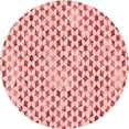 thumbnail image 1 of Ahgly Company Indoor Round Patterned Pink Area Rugs, 5' Round, 1 of 6