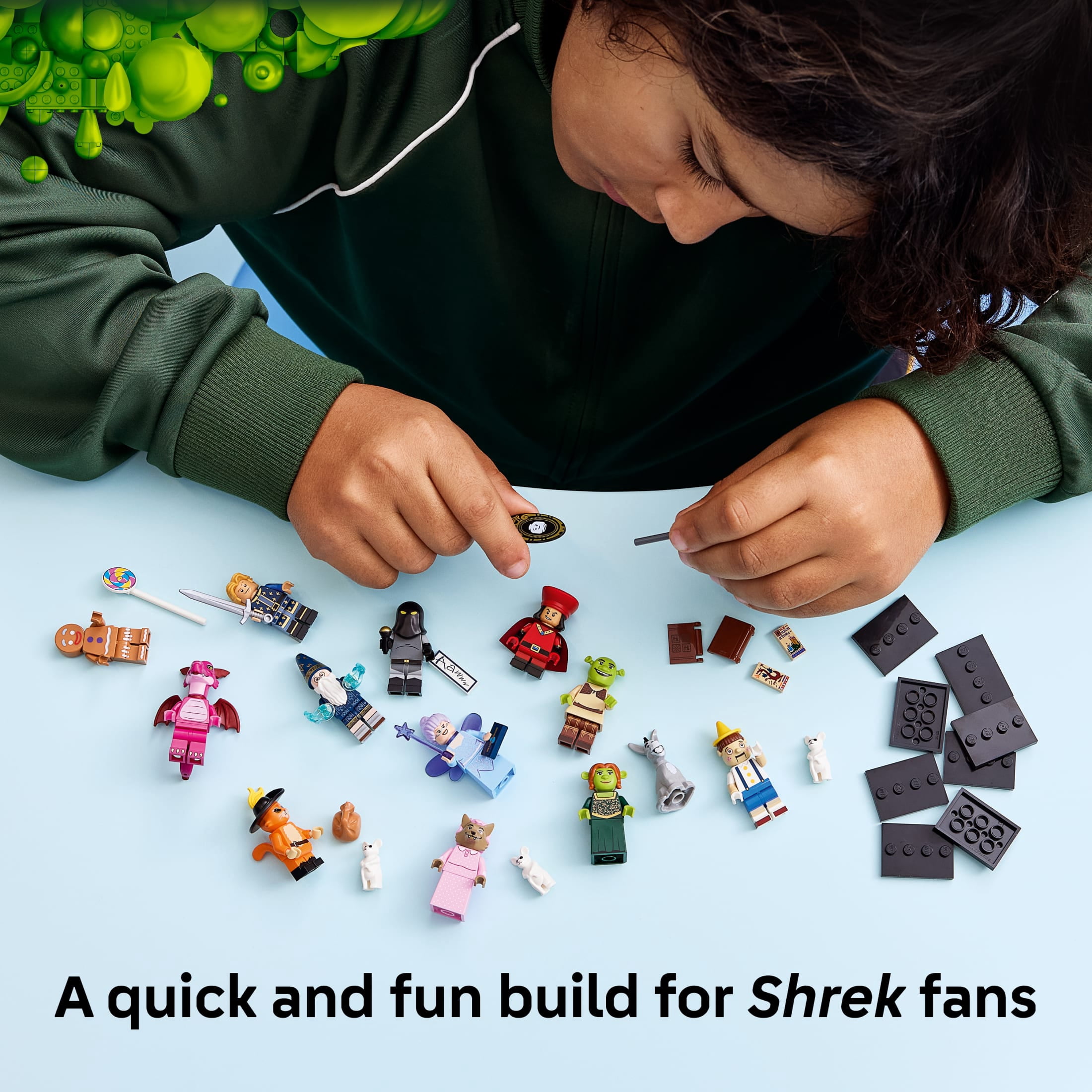 LEGO Minifigures Shrek Series 1-Pack - Mystery Box Set - 12 Shrek Toys to Collect for Boys & Girls, Ages 6+ - 71053