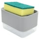 thumbnail image 3 of Dispensador de jabón para platos, tipo prensa, dispensador automático de jabón líquido para encimera de fregadero de cocina, plateado, 3 of 14