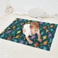 thumbnail image 2 of Dinosaur and Palm Tree Pattern Blanket,Comfortable Soft Flannel Throw Blanket,All Season,Warm Lightweight Blankets for Sofa Bed Couch Living Room Chair,30"x40", 2 of 4