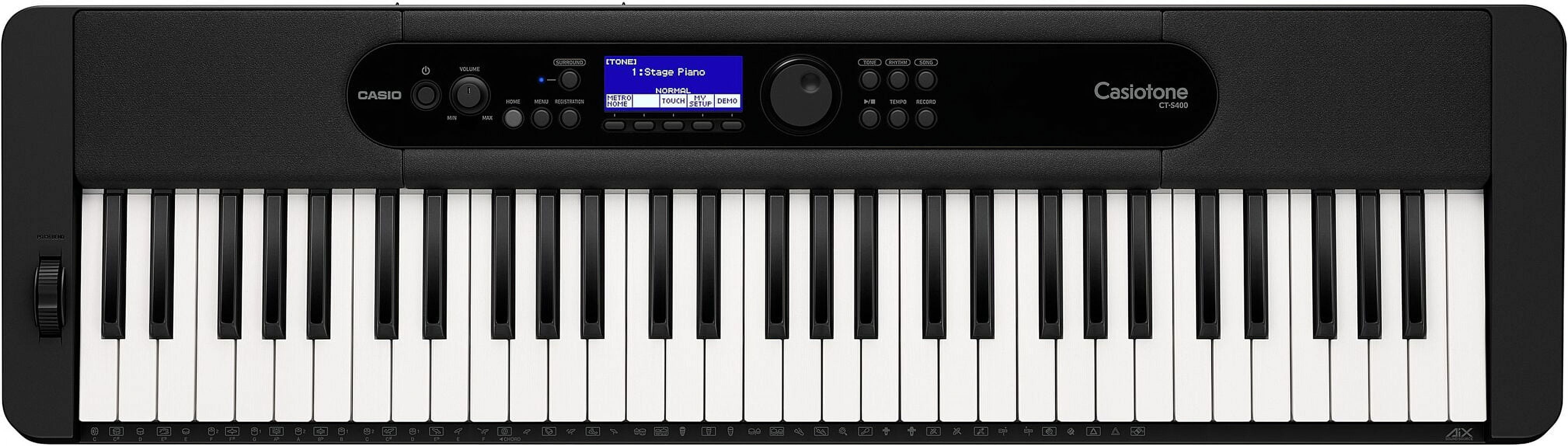 Casio CT-X700 61-Key Touch Sensitive Portable Keyboard with Casio CT-X700 61-Key Touch Sensitive Portable Keyboard with