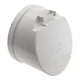 thumbnail image 1 of Tubo de drenaje de PVC para suelo, válvula antirreflujo, antiolor, cubierta de válvula de desplazamiento para balcón, jardín, cocina y exterior. SG, 1 of 8