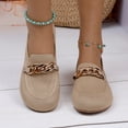 thumbnail image 2 of Tao Tao Womens Loafers Shoes Fashion Low Heel Slip on Shoes Comfortable Driving Flats Khaki 40, 2 of 9