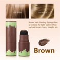 thumbnail image 3 of 2 Pcs Hairline Powder Stick, Hair Shadow and Root Touch Up Powder, Waterproof Hair Shading Sponge Pen Filler Powder for Cover Gray Hair Root, Hair Touch-Up, Thin Hair, Mocha Brown, 3 of 7