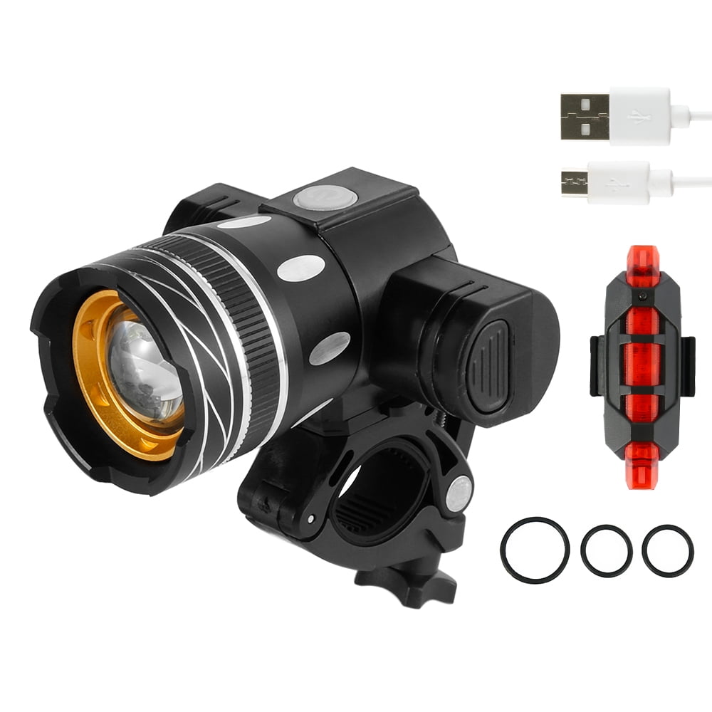 USB Rechargeable T6 LED MTB Rear&Front Set 15000LM Bicycle Lights Bike Headlight USB Rechargeable T6 LED MTB Rear&Front Set 15000LM Bicycle Lights Bike Headlight