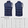 thumbnail image 4 of Chaquetas eléctricas con calefacción de 9 zonas para hombres y mujeres para acampar (4XL azul) Likrtyny Para estrenar, 4 of 9