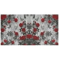 thumbnail image 3 of Red Roses and Butterflies 3 Ring Hardcover Binders 1.5in Round Rings for Letter-Size Folder Paper Organizer Pockets for Office Student Recipe, 3 of 9