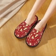 thumbnail image 6 of Fotbe Fire Extinguisher Pattern Women's Fuzzy Slippers Plush Slippers Fluffy Winter House Shoes Indoor and Outdoor-Medium, 6 of 8