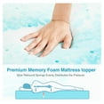 Mattress Topper, Size Cooling Gel Memory Foam Bed Toppers, 3 Inch Soft
