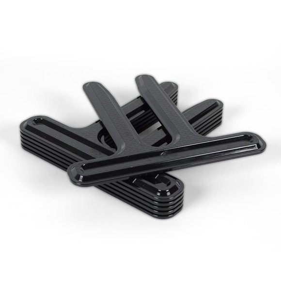 Calzos apilables para caja fuerte para armas, paquete de 6, negros