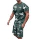 thumbnail image 2 of WILLBEST Conjunto Deportivo de Verano para Hombre, Camiseta de Manga Corta Transpirable y Pantalones Cortos Deportivos con Bolsillos., 2 of 5