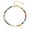 W, variant on YYKihy Colorful Ankle Bracelets For Women Cute Beaded Initial Ankle Bracelet Anklets Simple Charm Anklets Jewelry For Women Birthday Ideas