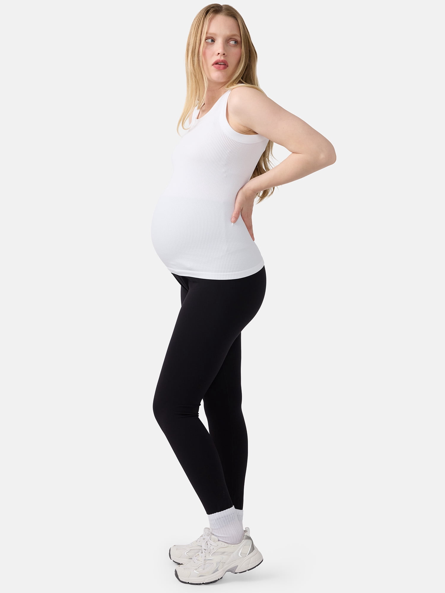 Ingrid & Isabel For Every Belly Women's Maternity Fleece Lined Leggings, Sizes S-XXL