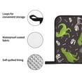 thumbnail image 4 of Daiia Dinosaur Skeleton Pattern Oven Mitts and Pot Holders 4 pcs Set,High Heat Resistant 500 Degree Extra Thicken Long Kitchen Cotton Oven Glove, 4 of 6
