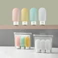 thumbnail image 4 of 3Pack Toiletries Travel Bottle,180ml Travel Container,BPA Free Leak-Proof Travel Tube Refills Liquid Travel Accessories with Shower Makeup Bag, 4 of 11