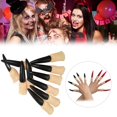 thumbnail image 2 of Nariz de disfraz de bruja, 22 piezas, disfraz de bruja de Halloween, uñas de bruja, accesorios de disfraz de bruja de Halloween, salida de alta intensidad, 2 of 5