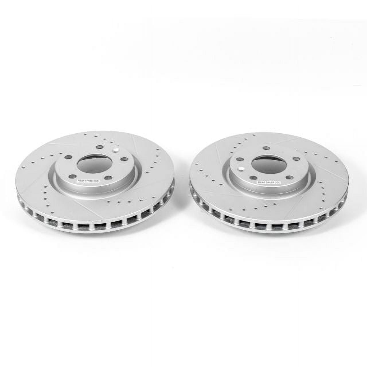 Power Stop AR82163XPR Evolution Drilled & Slotted Rotors -Front