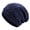 Navy, variant on Jamicy Beanie Hat for Men and Women Elastic Winter Warm Hats Knit Slouchy Thick Skull Cap Ear Protection Cold Hat