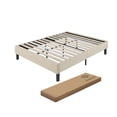 thumbnail image 2 of Base de Cama Matrimonial Zinus Curtis Estructura Tapizada Color Beige. Fácil Armado., 2 of 8