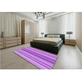 thumbnail image 4 of Ahgly Company Indoor Round Patterned Violet Purple Area Rugs, 8' Round, 4 of 6