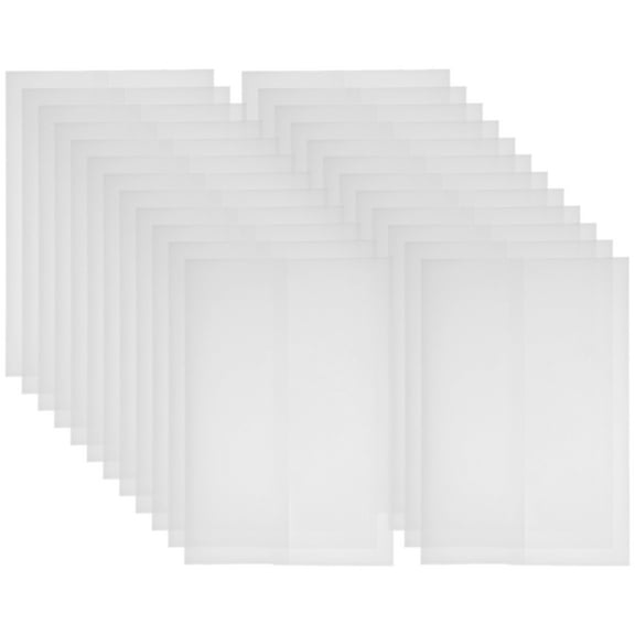 SEWOART 50Pcs Multi Function White Kraft Paper Envelopes for Invitations and Correspondence