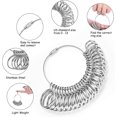 thumbnail image 2 of LinenLoon Ring Sizer Measuring Tool, NuLink Aluminum Ring Mandrel Dual Measurement Size Metal Rings Sizers Tools Kit Adjuster for Women Men Rings, 2 of 5