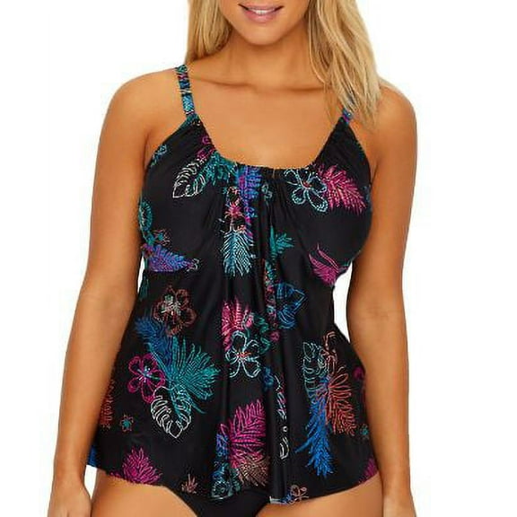 COCO REEF WOMENS BRA SIZED SWIMSUIT TANKINI TOP