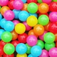 thumbnail image 4 of 100PCS Kids Ball Colorful Fun Plastic Ball Pit Balls for Babies Kids Children Birthday Parties Events Playground Games Pool Tent Ocean Swim Toys Ball Packing in Bag, 5.5CM, 4 of 8