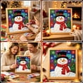 thumbnail image 3 of Kingfansion Fabric Art Kit, DIY 3D Christmas Fabric Poke Art Kit for Adults, Premium No-Sew Mosaic Wall Art & Craft Kits with Frame & Tools, Relaxing Handmade Art Project Gifts for Beginner, 3 of 6