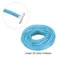 thumbnail image 2 of 20 Yards 3mm Round Leather Cord Lacing String for DIY Crafts, Sky Blue, 2 of 6