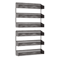Walmart 2Pack Bronze Spice Rack Organizer with 3Tier Countertop Shelves for Kitchen or