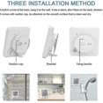 thumbnail image 5 of 2024 Waterproof Shower Clock, Touch Shower Timer Clock (white), 5 of 5