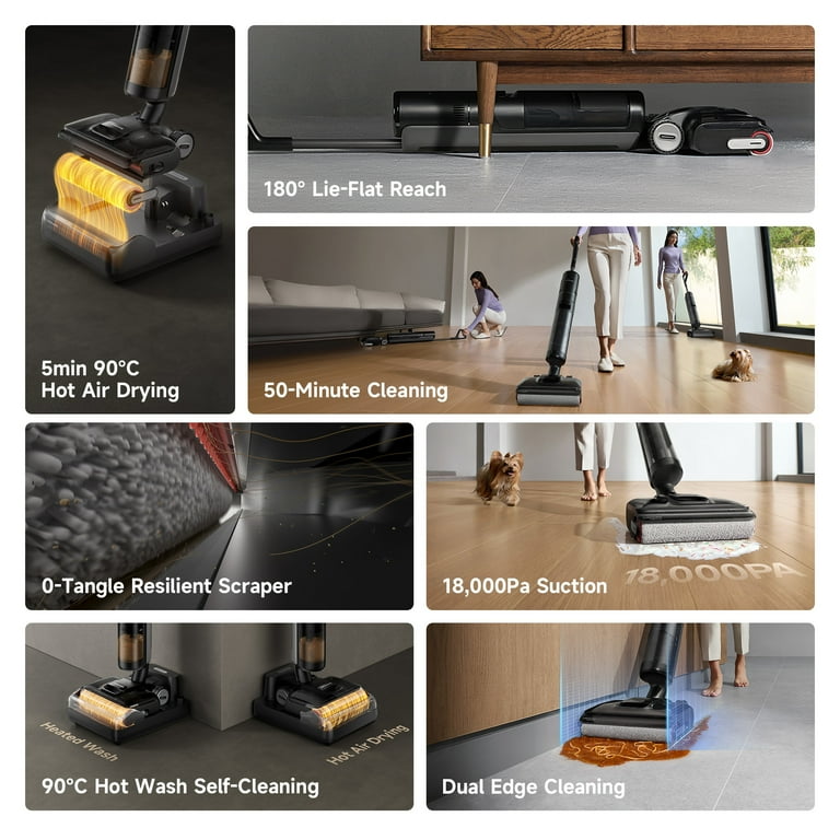 DREAME H12 Pro FlexReach Wet Dry Vacuum Cleaner, 0 Tangle