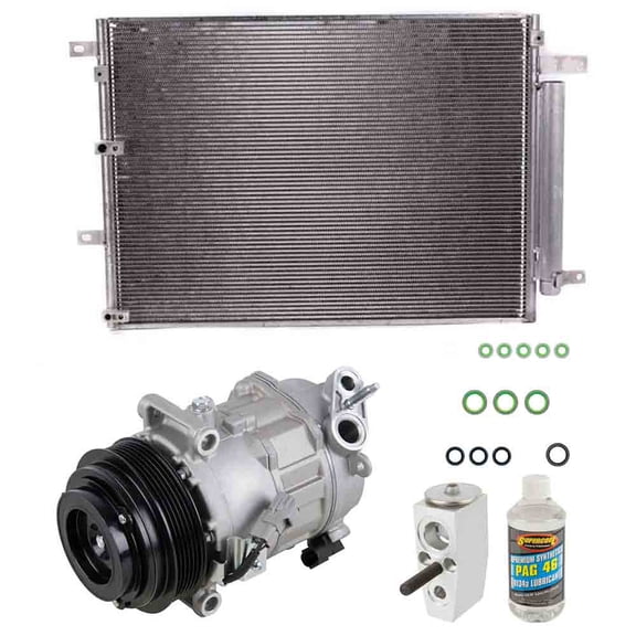 A/C Kit w/ AC Compressor Condenser & Drier For Jeep Cherokee 3.2L V6 2014 2015 - BuyAutoParts