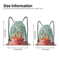thumbnail image 4 of Drawstring Backpack - Floating Colorful Cereal Splash Proof Small Drawstring Gym Bag for Women Men, Cinch Sports String Bag Backpack for Travel Swimming Beach, 4 of 8