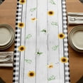 thumbnail image 5 of Table Runners 72 Inches Long Dress Scarves, Sunflowers Farmhouse Kitchen Table Runner, Coffee Tablerunners, Spring Farmhouse Country Truck Leaf Wood Grain 18x72 Inch, 5 of 9