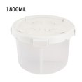 thumbnail image 1 of Tarro de almacenamiento de latas selladas transparentes de 4 rejillas con tapa multiabierta Cocina casera Contenedor de alimentos Herramienta S Advancent HA7658-03B, 1 of 7