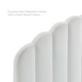 thumbnail image 4 of Modway Veronique King/California King Performance Velvet Headboard in White, 4 of 7